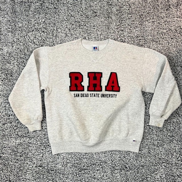 Vintage San Diego State‎ University Sweatshirt Adult XL Russel Athletic USA 90s - Picture 1 of 14